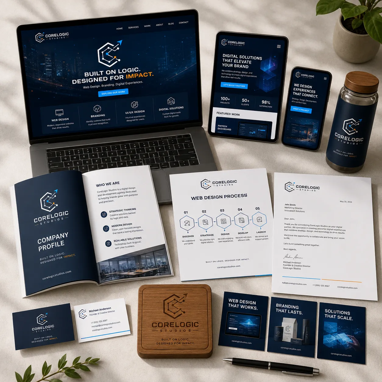 Web Design Mockup
